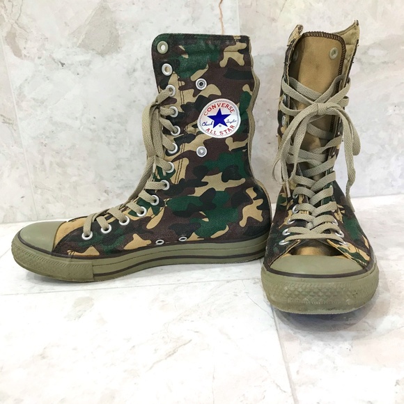 womens camo converse shoes